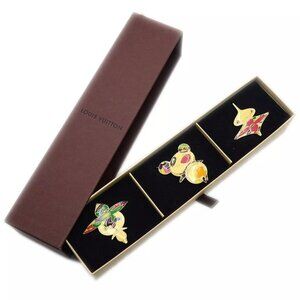 Louis Vuitton Hair Barrette Panda Onion Head Flower Boy M92595 141290